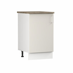 Кухонный модуль напольный 50х84х53,6 см Твэгги ваниль 1 полка - фото 1