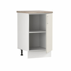 Кухонный модуль напольный 50х84х53,6 см Твэгги ваниль 1 полка - фото 2