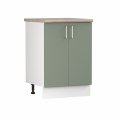 Изображение товара Кухонный модуль напольный 60х84х53,6 см Твэгги зеленый 1 полка