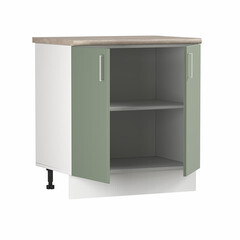 Кухонный модуль напольный 80х84х53,6 см Твэгги зеленый 1 полка - фото 5