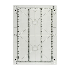 Щит распределительный навесной EKF PROxima ЩРН-ПГ-54 пластиковый IP65 625х450х155 мм 54 модуля прозрачная дверь серый - фото 5