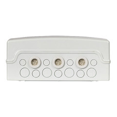 Щит распределительный навесной EKF PROxima ЩРН-ПГ-54 пластиковый IP65 625х450х155 мм 54 модуля прозрачная дверь серый - фото 4