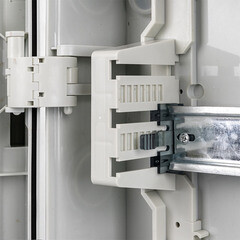 Щит распределительный навесной EKF PROxima ЩРН-ПГ-54 пластиковый IP65 625х450х155 мм 54 модуля прозрачная дверь серый - фото 3