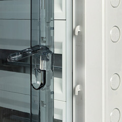 Щит распределительный навесной EKF PROxima ЩРН-ПГ-54 пластиковый IP65 625х450х155 мм 54 модуля прозрачная дверь серый - фото 2