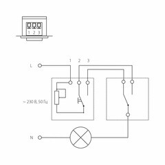 Диммер Werkel встраиваемый черный матовый поворотно-нажимной (a051620) - фото 3