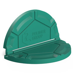 Крышка колодца из пищевого полиэтилена складная Polimer Group Роса (DKS2) 1250х100 мм - фото 7