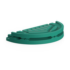 Крышка колодца из пищевого полиэтилена складная Polimer Group Роса (DKS2) 1250х100 мм - фото 6