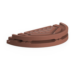 Крышка колодца из пищевого полиэтилена складная Polimer Group Роса (DKS11) 1250х100 мм - фото 8