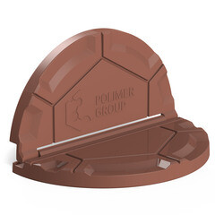 Крышка колодца из пищевого полиэтилена складная Polimer Group Роса (DKS11) 1250х100 мм - фото 6