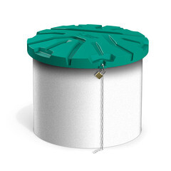 Крышка колодца из пищевого полиэтилена Polimer Group Роса-2 (DK2S2) 1260х152 мм - фото 2