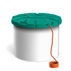 Крышка колодца из пищевого полиэтилена Polimer Group Роса-2 (DK2S2) 1260х152 мм - фото 4