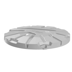 Крышка колодца из пищевого полиэтилена Polimer Group Роса-2 (DK2S6) 1260х152 мм - фото 1