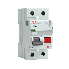 УЗО EKF Averes DV 63А 1P+N тип A 30 мА 10 кА (rccb-2-63-30-a-av) - фото 4