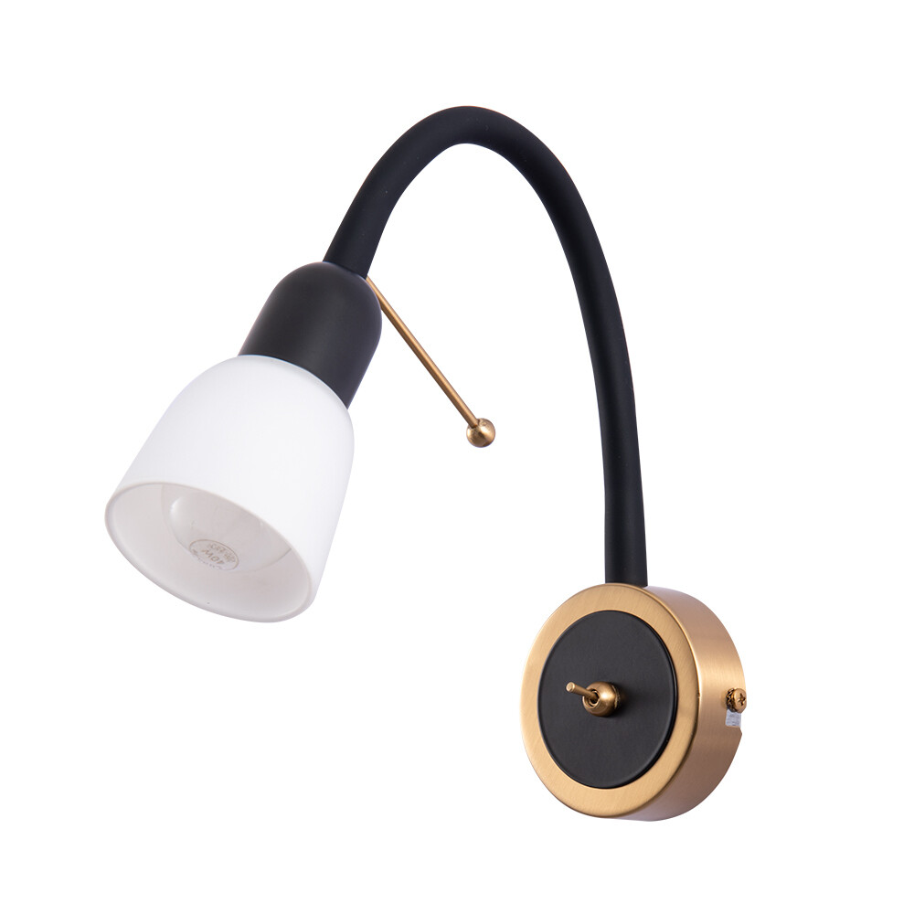 Изображение товара Бра Arte Lamp Lettura E14 40 Вт черное IP20 настенное освещение