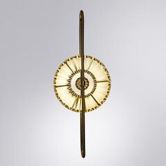 Бра Arte Lamp Almaaz светодиодное 12 Вт 230 В медь 4000К IP20 (A2563AP-1PB) - фото 2