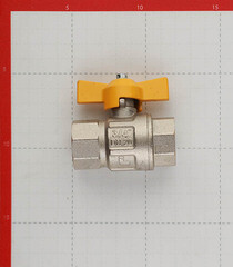 Кран шаровой газовый Tiemme 3/4 ВР(г) х 3/4 ВР(г) бабочка - фото 4