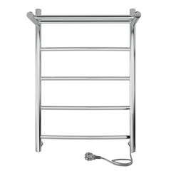 Изображение товара Полотенцесушитель электрический Indigo Arc с полкой 600х400 мм 80 Вт хром