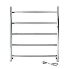 Полотенцесушитель электрический Indigo Arc 600х525 мм 65 Вт хром - фото 1