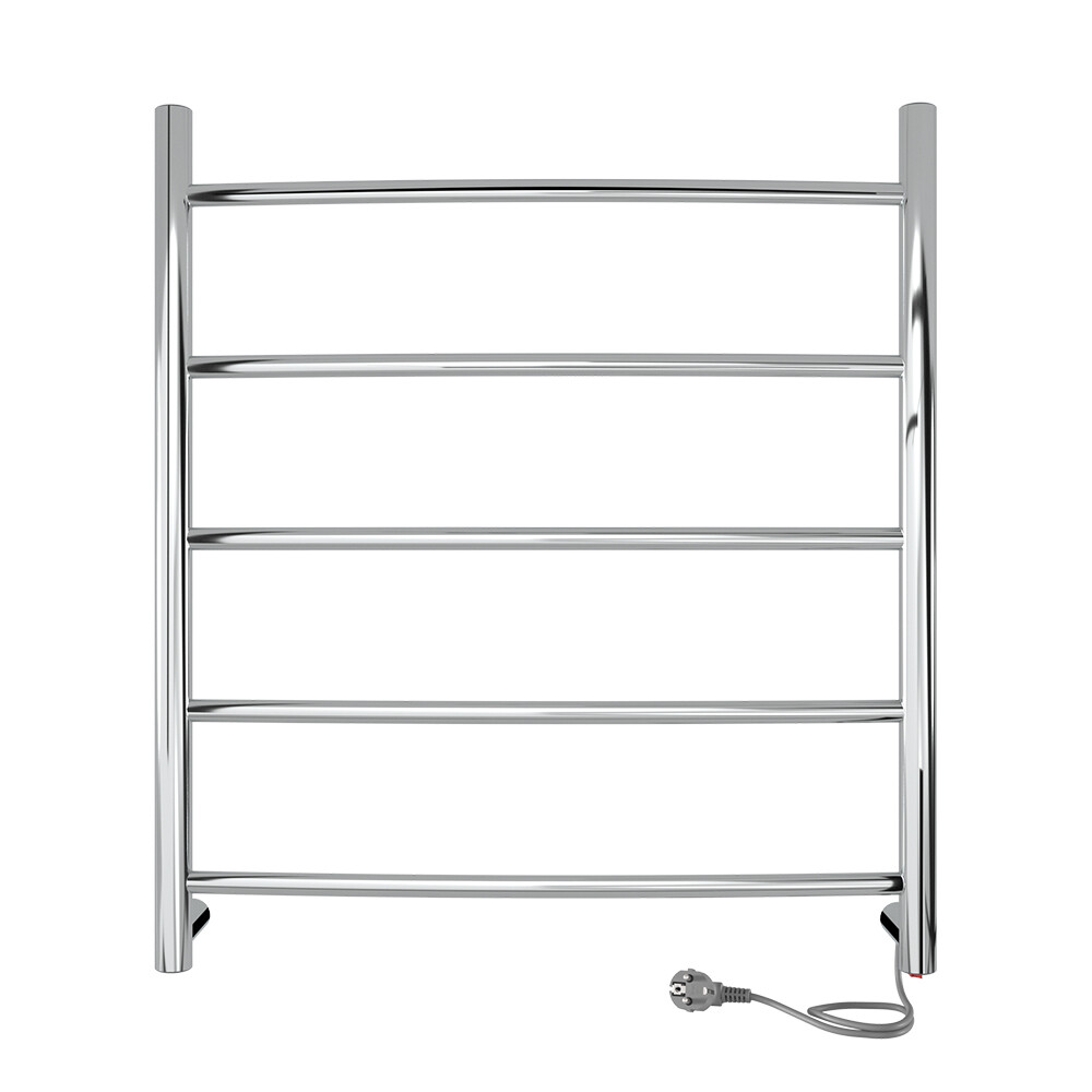 Изображение товара Электрический полотенцесушитель Indigo Arc 600х525 мм 65 Вт хром Нержавеющая сталь