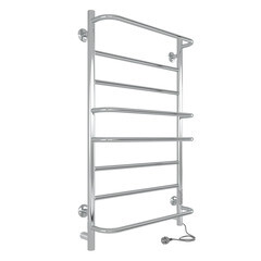 Полотенцесушитель электрический Indigo Europe Lux 800х532 мм 85 Вт с терморегулятором хром - фото 4