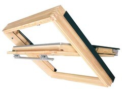 Изображение товара Окно мансардное Fakro AHRD деревянное 780х1180 мм одностворчатое