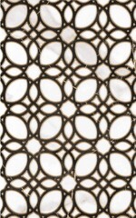 Плитка декор Unitile Фиеста белая 1 400x250x8 мм - фото 1