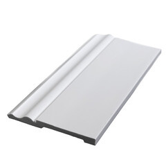 Плинтус экополимер Decomaster 141х15х2000 мм белый (A035) - фото 4