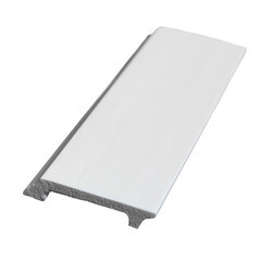 Плинтус экополимер Decomaster 70х15х2000 мм белый (A025) - фото 4