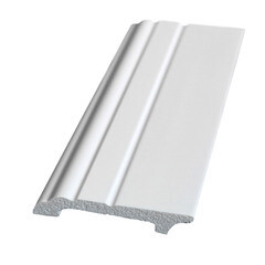 Плинтус экополимер Decomaster 76х15х2000 мм белый (A024) - фото 5