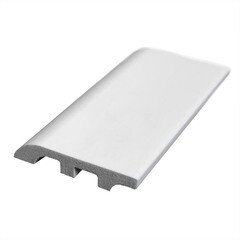 Плинтус экополимер Decomaster 99х20х2000 мм белый (A016) - фото 5