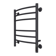 Изображение товара Полотенцесушитель электрический Terminus Классик П6 600х450 мм 90 Вт с терморегулятором черный