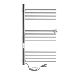 Изображение товара Полотенцесушитель электрический Indigo Family 700х400 мм 60 Вт с терморегулятором хром