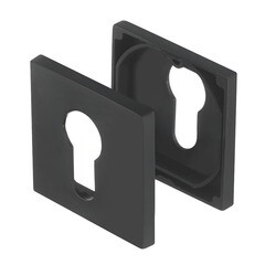 Ключевина Lavelly тонкая квадратная розетка черная (990337) - фото 3