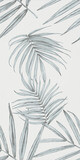 Плитка облицовочная Lavelly City Jungle Palm Leaves белая 500х250х9 мм (13 шт.=1,625 кв.м)