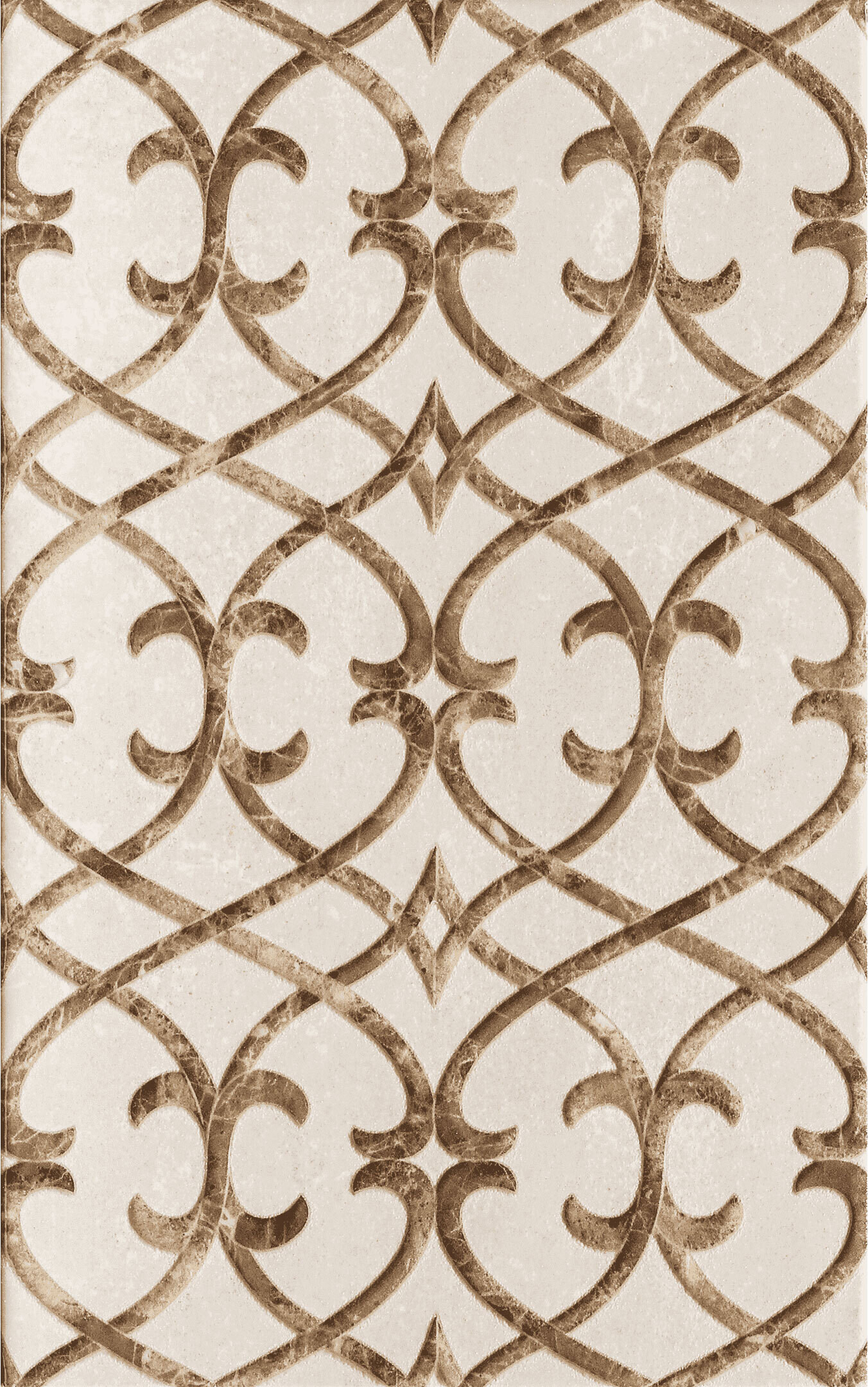 Изображение товара Плитка декор Unitile Глория бежевая 400х250х8 мм для внутренней отделки стен