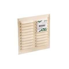 Решетка вентиляционная стальная Ore 195х195 мм бежевая - фото 5