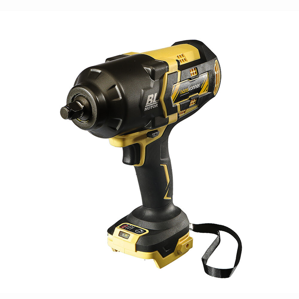 Изображение товара Аккумуляторный ударный гайковерт Hanskonner HCD18100S 18В бесщеточный, 1000 Нм, без АКБ и ЗУ