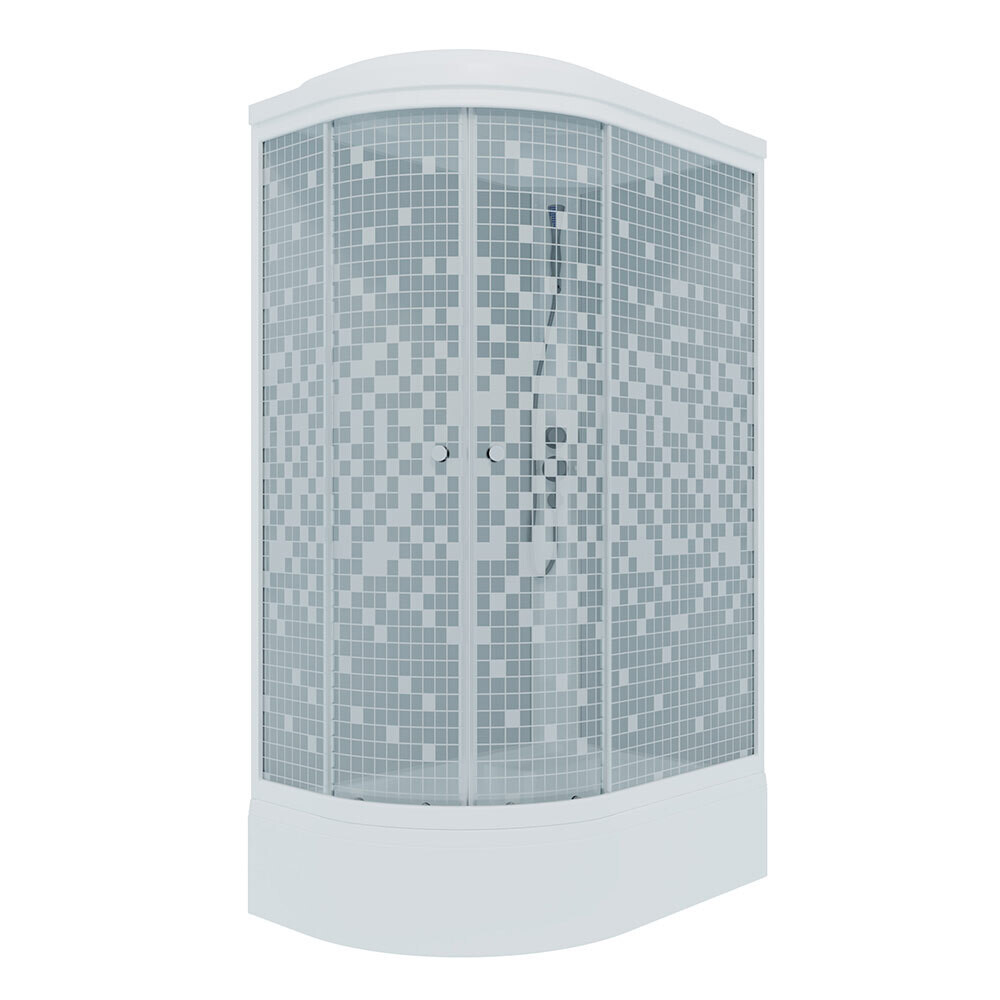 Изображение товара Душевая кабина Triton Коралл 120х80 см стекло тонированное 4 мм правая