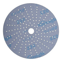 Диск шлифовальный Sunmight Ceramic d150 мм P220 на липучку пленочная основа (5 шт.) - фото 1