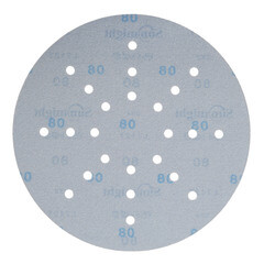 Диск шлифовальный Sunmight Ceramic d225 мм P80 на липучку пленочная основа (3 шт.) (78006R3) - фото 4