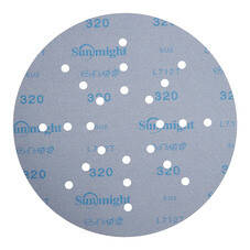Диск шлифовальный Sunmight Ceramic d225 мм P320 на липучку пленочная основа (3 шт.) (78014R3)