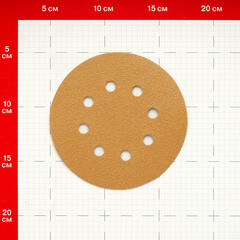 Диск шлифовальный Sunmight Gold d125 мм P80 на липучку бумажная основа (5 шт.) - фото 2
