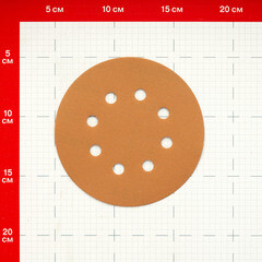 Диск шлифовальный Sunmight Gold d125 мм P240 на липучку бумажная основа (5 шт.) - фото 2