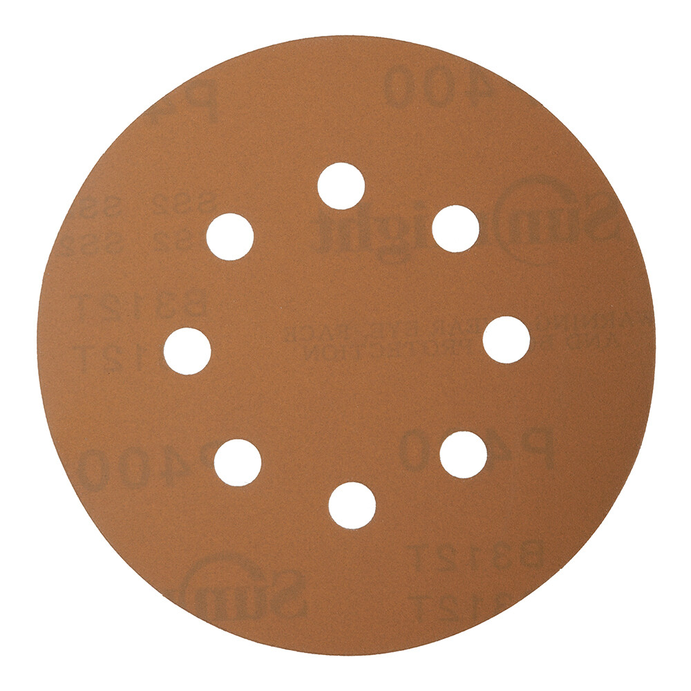 Изображение товара Диск шлифовальный Sunmight Gold d125 мм P400 на липучке 5 шт
