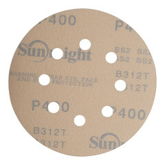 Диск шлифовальный Sunmight Gold d125 мм P400 на липучку бумажная основа (5 шт.) - фото 4