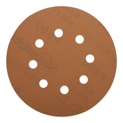 Диск шлифовальный Sunmight Gold d125 мм P500 на липучку бумажная основа (5 шт.) - фото 1
