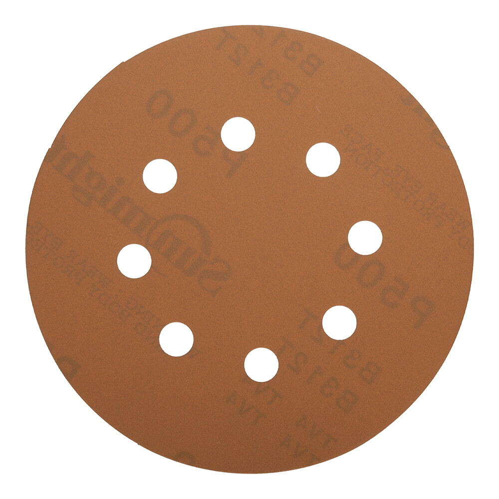 Изображение товара Диск шлифовальный Sunmight Gold d125 мм P500 на липучке 5 шт.