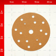 Диск шлифовальный Sunmight Gold d150 мм P80 на липучку бумажная основа (5 шт.) - фото 2