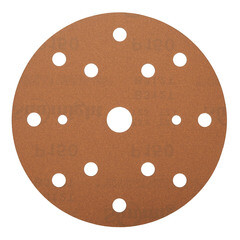 Диск шлифовальный Sunmight Gold d150 мм P150 на липучку бумажная основа (5 шт.) - фото 1