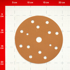 Диск шлифовальный Sunmight Gold d150 мм P320 на липучку бумажная основа (5 шт.) - фото 3